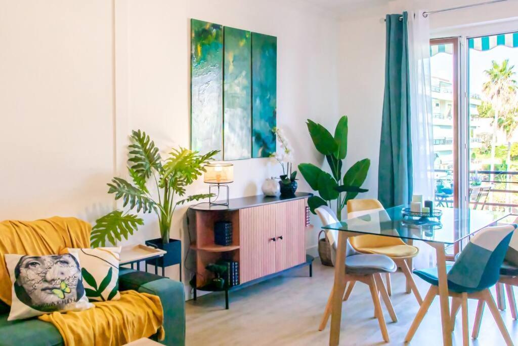 L45 Suite St Marguerite Sea View/ Balcon, Parking Wifi Nice Exteriör bild