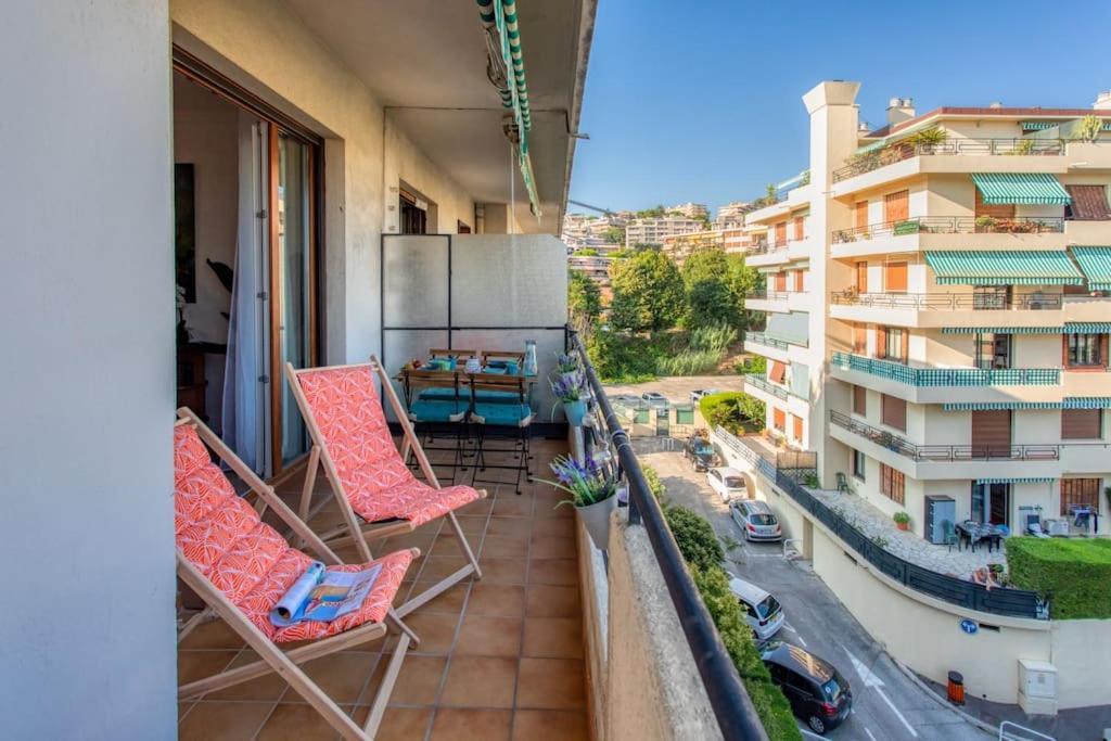 L45 Suite St Marguerite Sea View/ Balcon, Parking Wifi Nice Exteriör bild